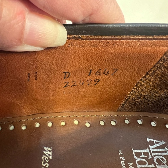 Allen Edmonds leather penny loafers made in USA size 11D Westchester, retail 395 main image 12